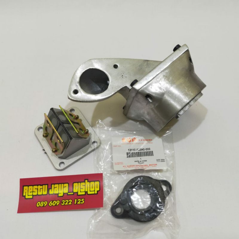 intek intake manipol manifold kodok fiz r panjang plus membran rxz plus karet ori thunder  sgp