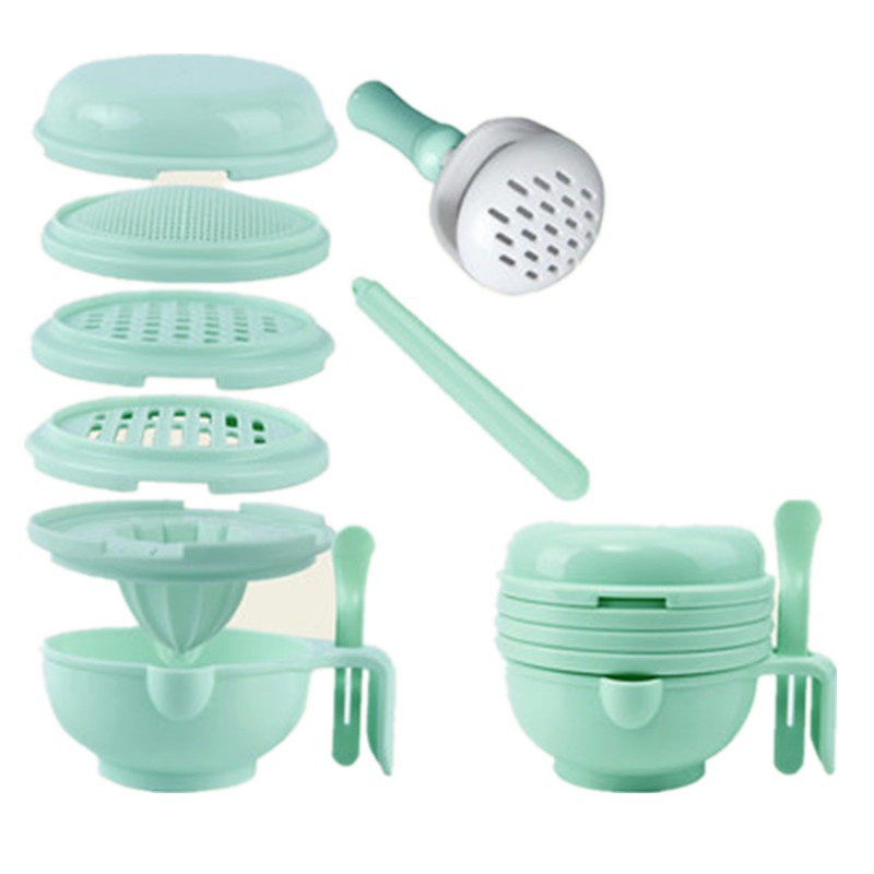 Baby food Maker multifungtion Grinding bowl alat mpasi makan bayi saringan parutan sendok perasan jeruk