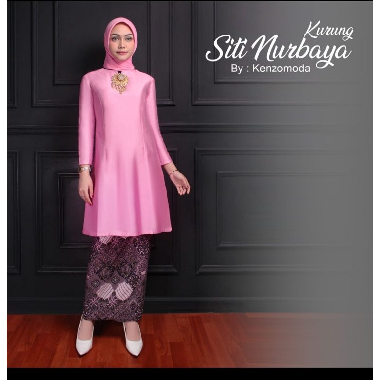 Setelan kebaya kurung//kurung sitinurbaya//kurung tafetta