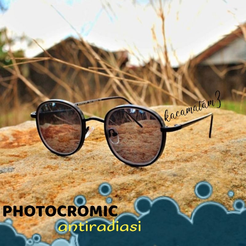 high quality kacamata photocromic | blueray cromic normal minus bonus box lap cairan pembersih