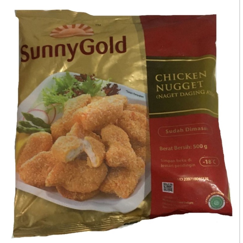 

Sunny gold chicken nughet 500g