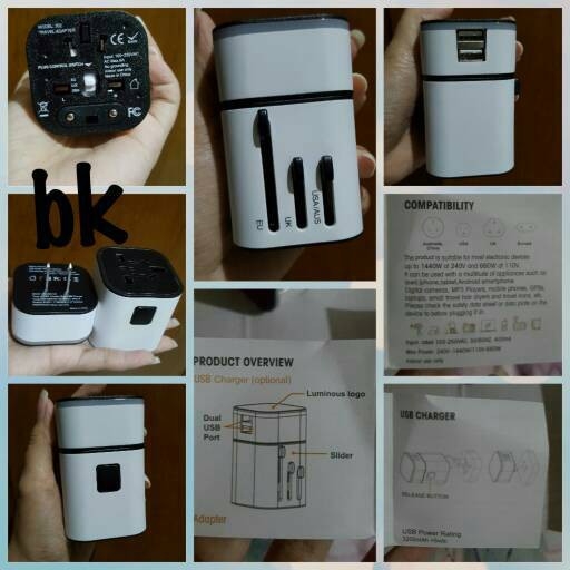 LOGO Word travel charger ORIGINAL STOP KONTAK