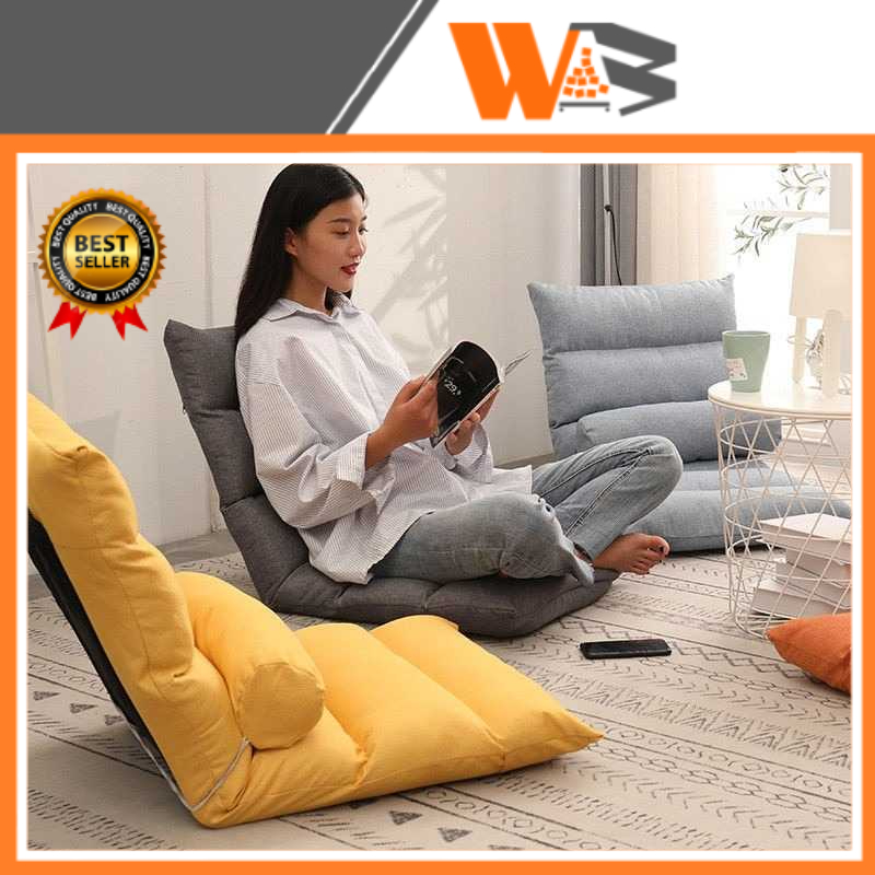 COD Kursi Lipat Folding Lounger Home Lazy Sofa 6 Grids