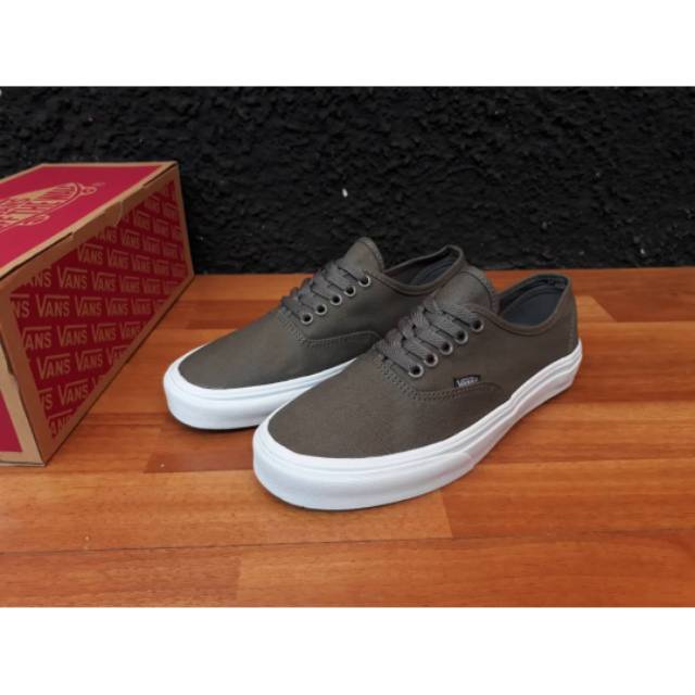 VANS AUTHENTIC MONO GREY PREMIUM BNIB MADE IN CHINA WAFFLE DT Size 40/41/42/43/44