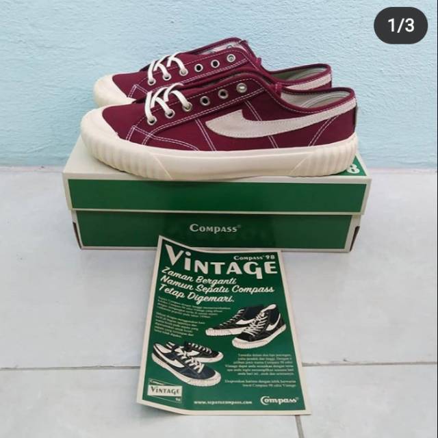 SEPATU COMPASS LOW VINTAGE