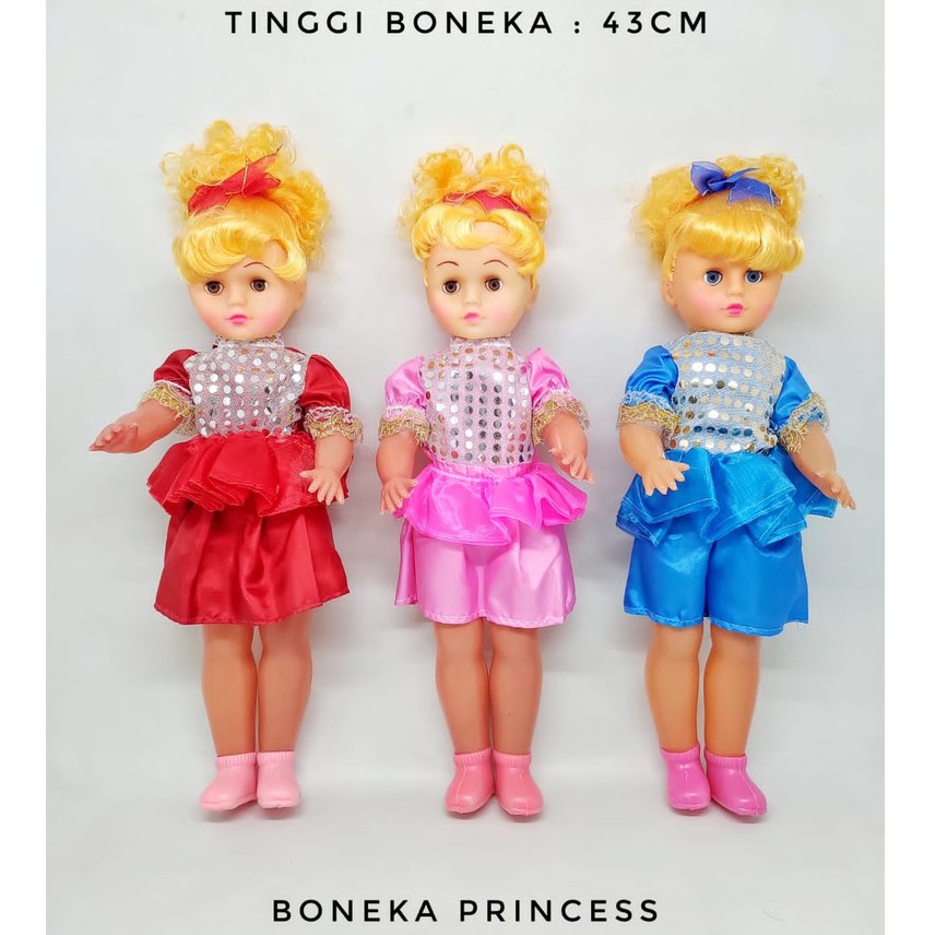 MAINAN ANAK PEREMPUAN BONEKA PRINCESS UKURAN BESAR SUARA TANGIS PAPA MAMA