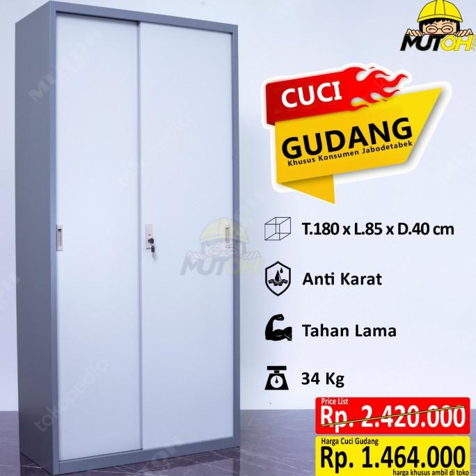 

[[COD]] lemari arsip lemari besi filling cabinet - pintu plat sliding geser TERMURAH Kode 1294