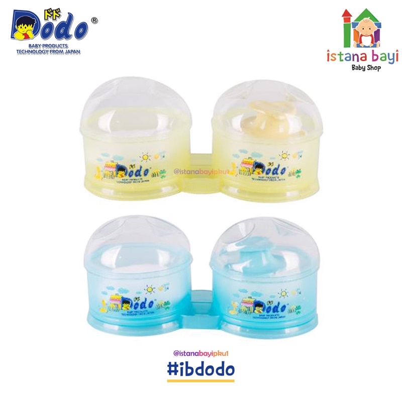 Dodo Powder Case isi 2 DAC008 - Tempat Bedak Bayi