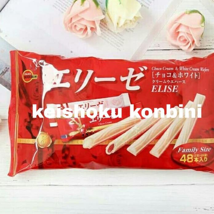 

BOURBON WAFER CREAM JEPANG BOURBON ELISE WAFER 24PCS