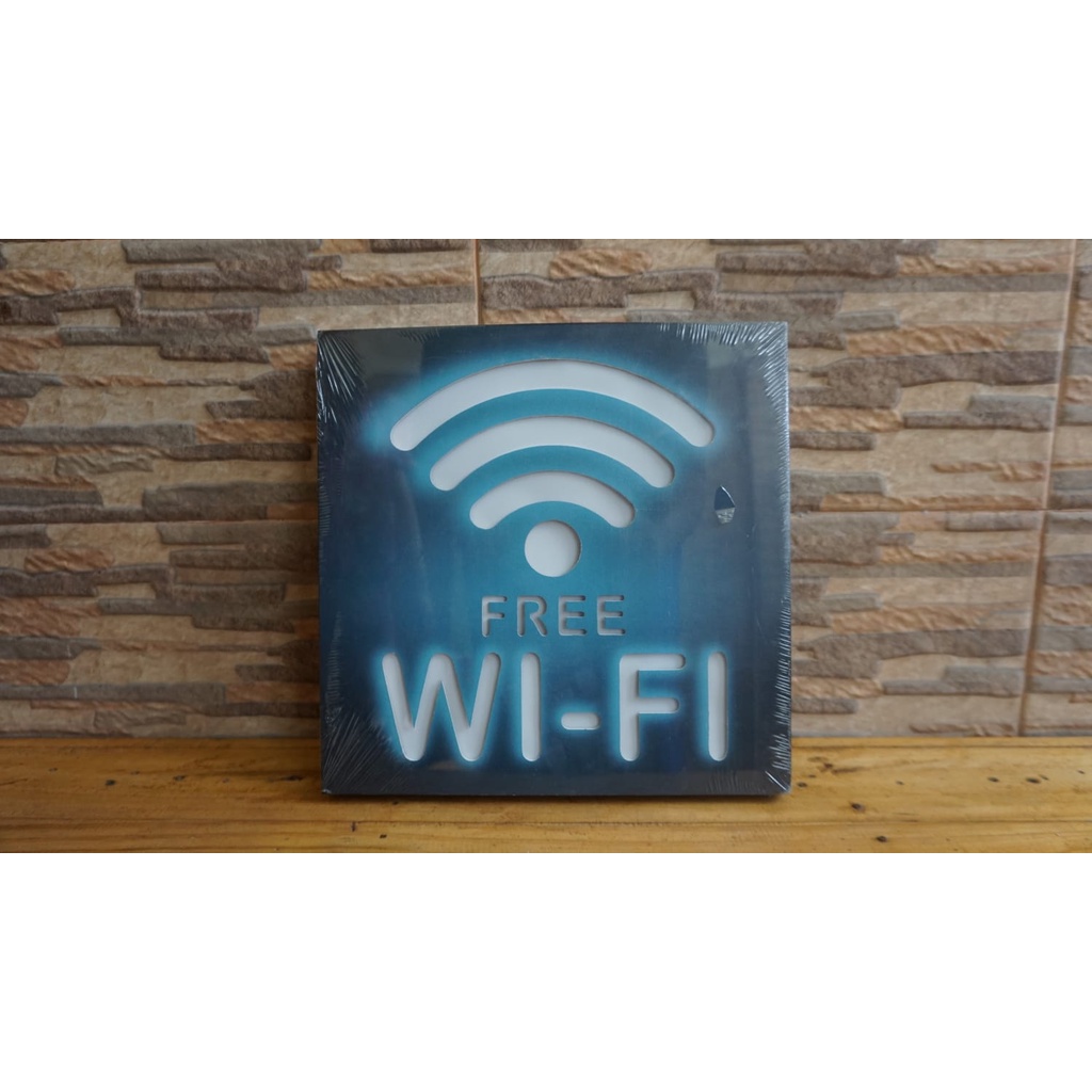Perlengkapan Rumah Dekorasi Dinding Free Wifi Merk Informa