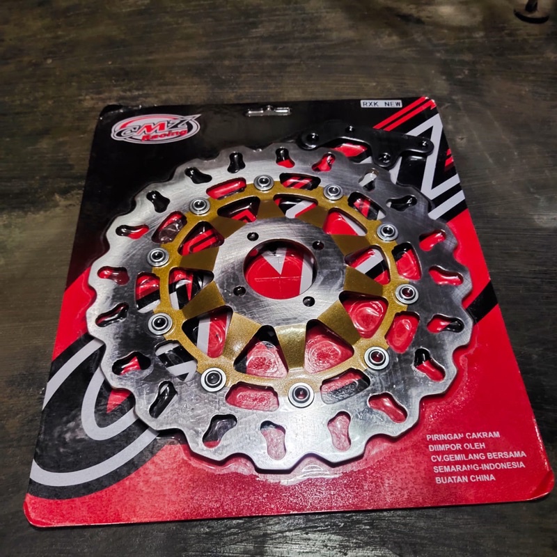 PIRINGAN CAKRAM DISC DISK CAKRAM CB GL MEGAPRO TIGER RX KING JUPITER KARISMA TIGER NEW SUPRA X BYSON 300MM IMPORT COPY DAYTONA-Rx king daytona