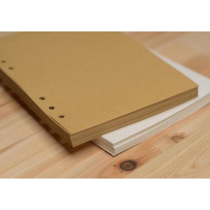 

Hot! Isi Buku Catatan Binder Kulit Retro Pirate - Vintage - Putih