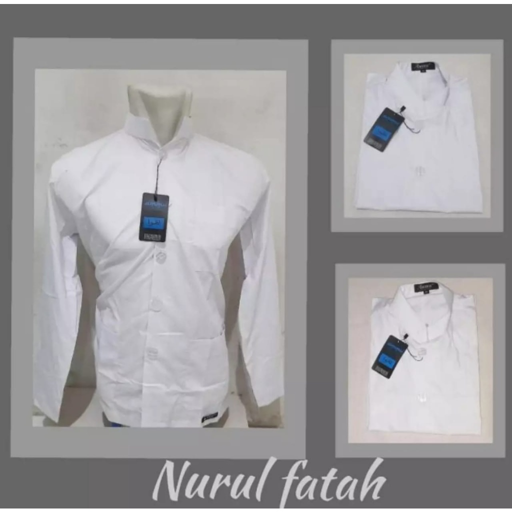 KOKO AMMU ORIGINAL / BAJU KOKO AMMU WARNA PUTIH / KOKO AMMU WHITE / NURUL FATAH STORE