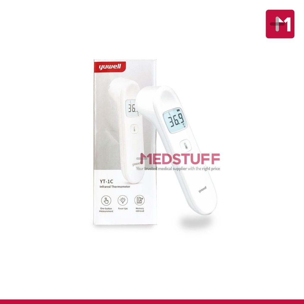 Termometer Infrared Yuwell YT1C Thermometer Infrared Termometer Yuwell Termometer Digital Yuwell YT