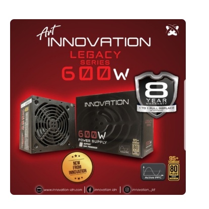 Power Supply Innovation 600W 80 PLUS GOLD