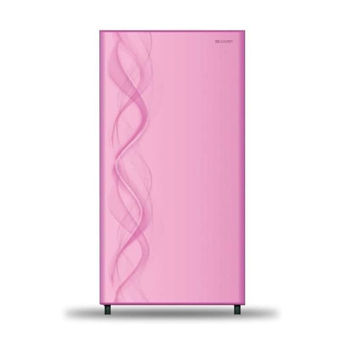 SHARP SJ N 182 D AP / AURORA PINK KULKAS LEMARI ES 1 PINTU 166 LITER / SJN182DAP