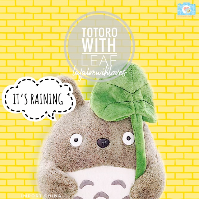 Boneka Totoro & Leaf
