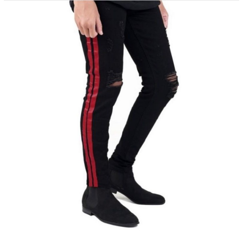 RUCAS Red Stripe Denim