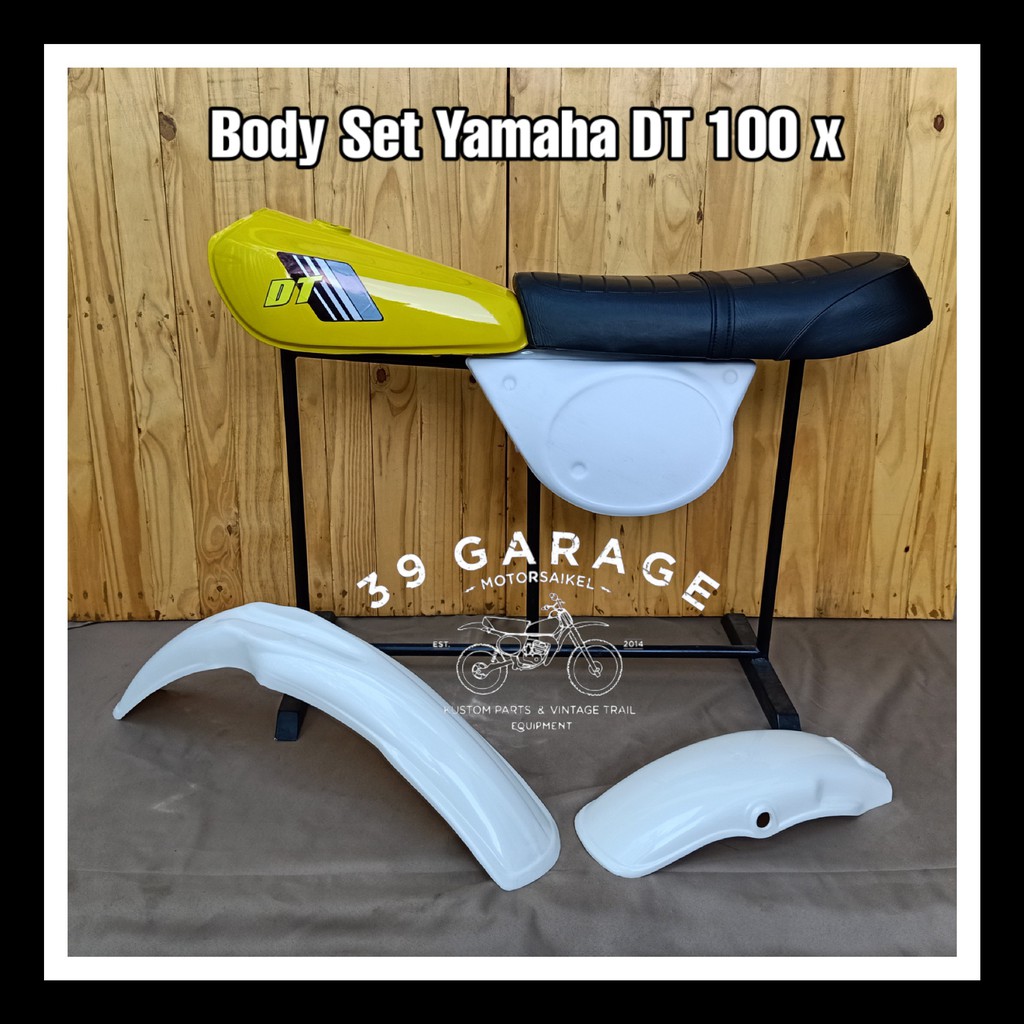 Body set trail tua model  YAMAHA DT 100 cover set trail vintage yamaha DT trail klasik trail jadul
