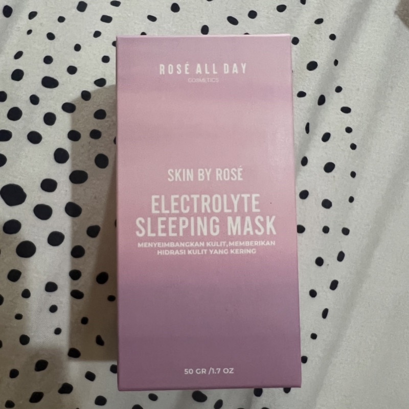 Rose All Day Electrolyte Sleeping Mask