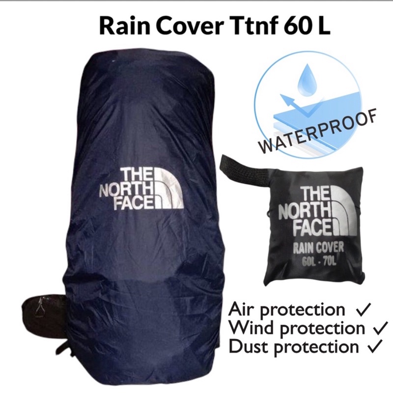 RAIN COVER BAG THE NORTH FACE 60L