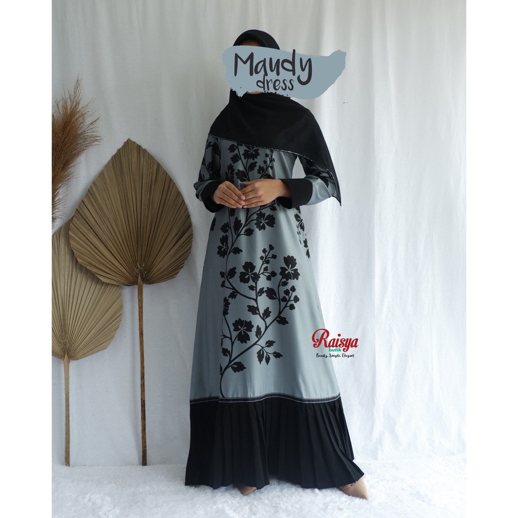 Gamis Simple Maudy / Gamis Rampel Maudy / Gamis Maudy
