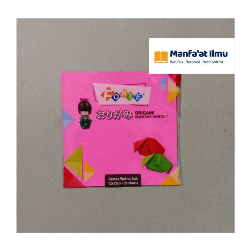

Kertas Origami / Lipat / Warna 2 Sisi Ukuran 12×12cm