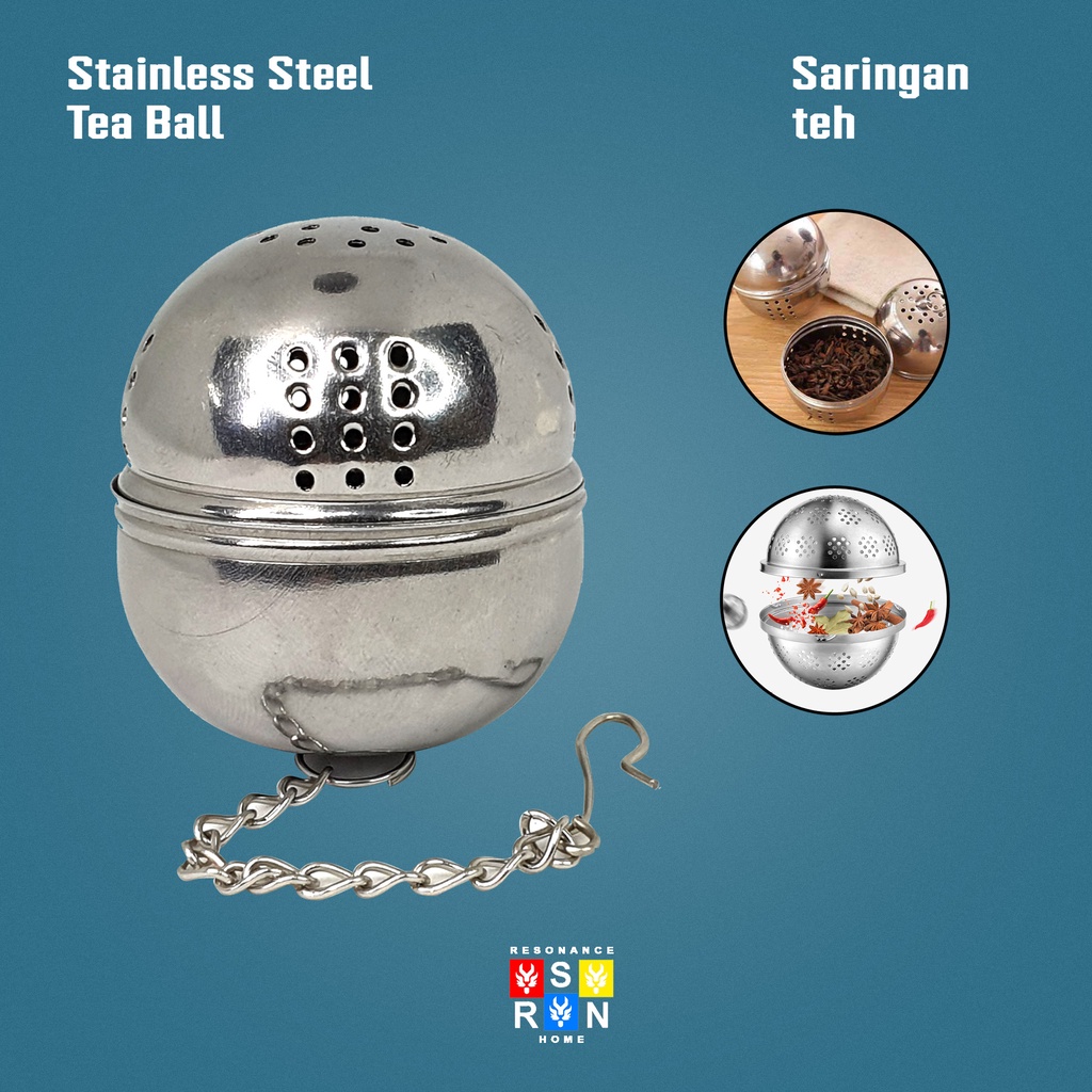 Celupan Teh Model Infusser Ball Saringan Teh 304 STAINLESS | Resonance Home