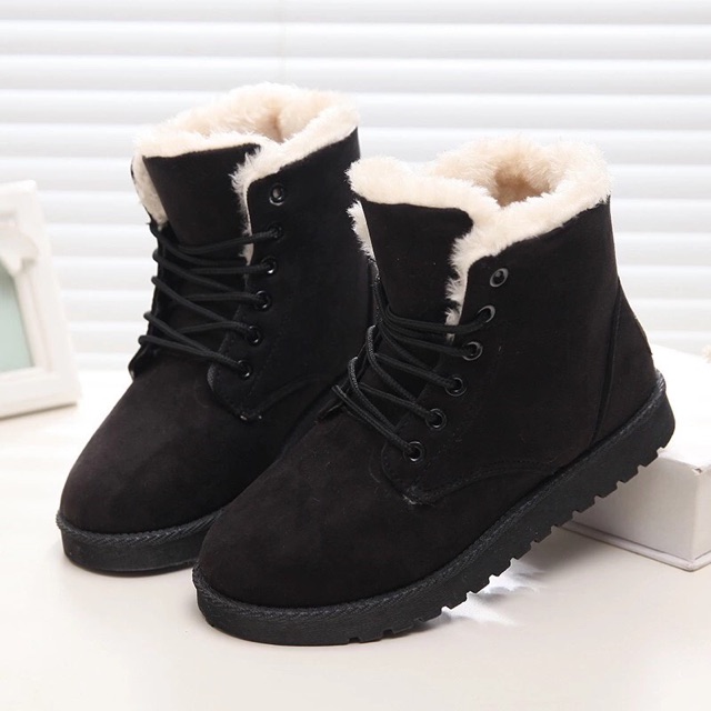 IMPORT MOLLAD Boots Thermal Sepatu Boots Ankle Bulu Musim Dingin Winter Boots