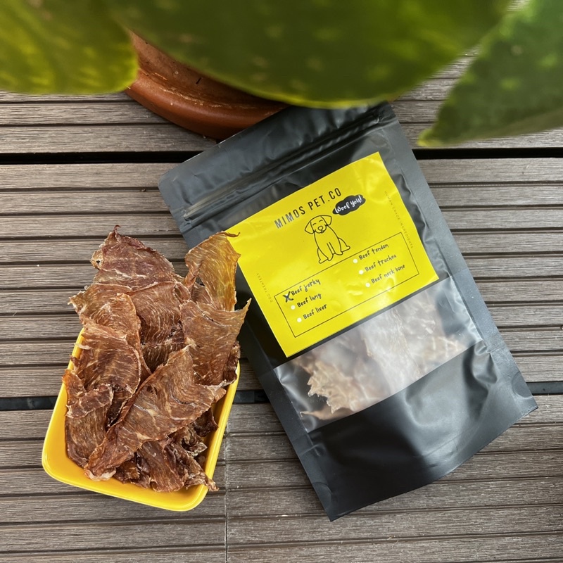 Mimos pet co beef meat jerky