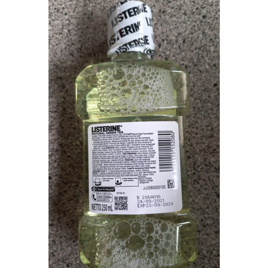 Listerine Natural Green Tea