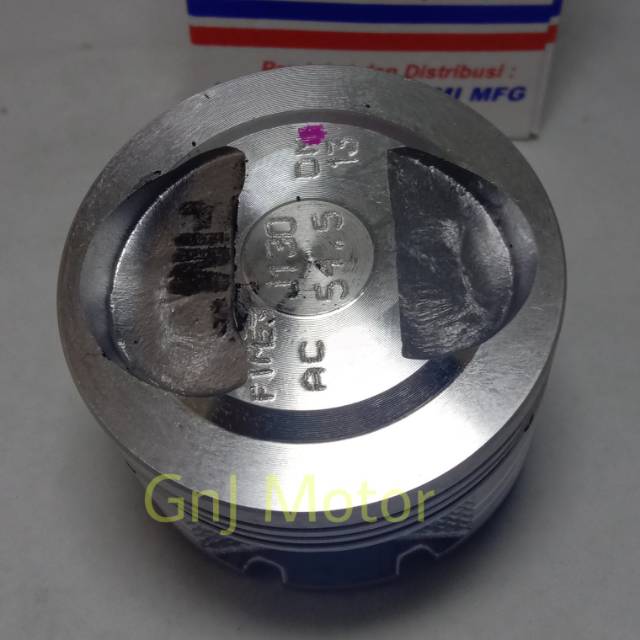 Seher Piston kit FIM Bore Up 130cc Jupiter Z Burhan - Vega R New XB Dia. 53.5 54 54.5 55 55.25 mm Pen Pin 13-2