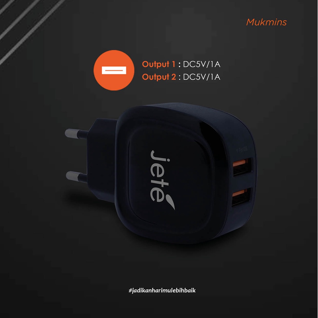 TRAVEL CHARGER JETE C9 2A - ORIGINAL JETE