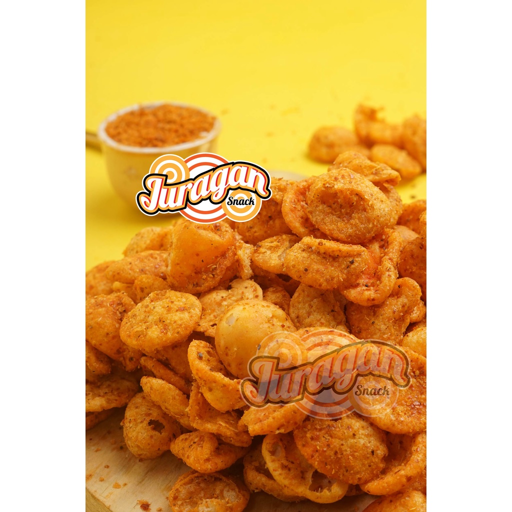 CIMOL GARING PEDAS 250 gram snack kiloan makanan ringan jajanan cemilan camilan pedas asin gurih murah