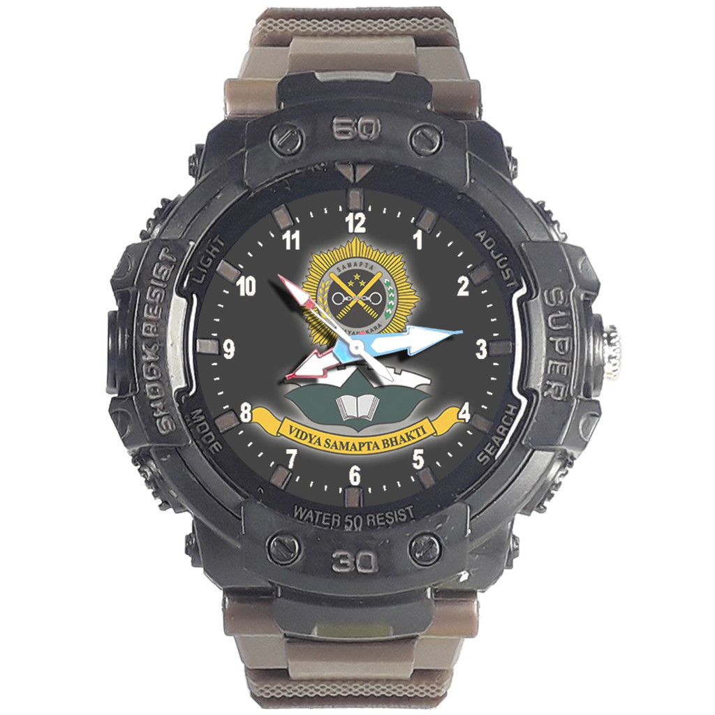Jam Tangan  LOGO PUSDIK SABHARA SPOR Bagus