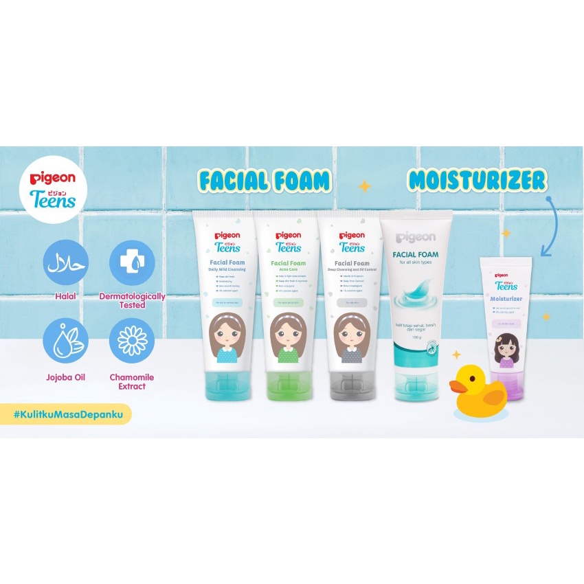 PIGEON TEENS Facial Foam / Daily Facial Foam / Anti Acne Facial Foam