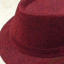 Topi Fedora Hat FEDORA RED
