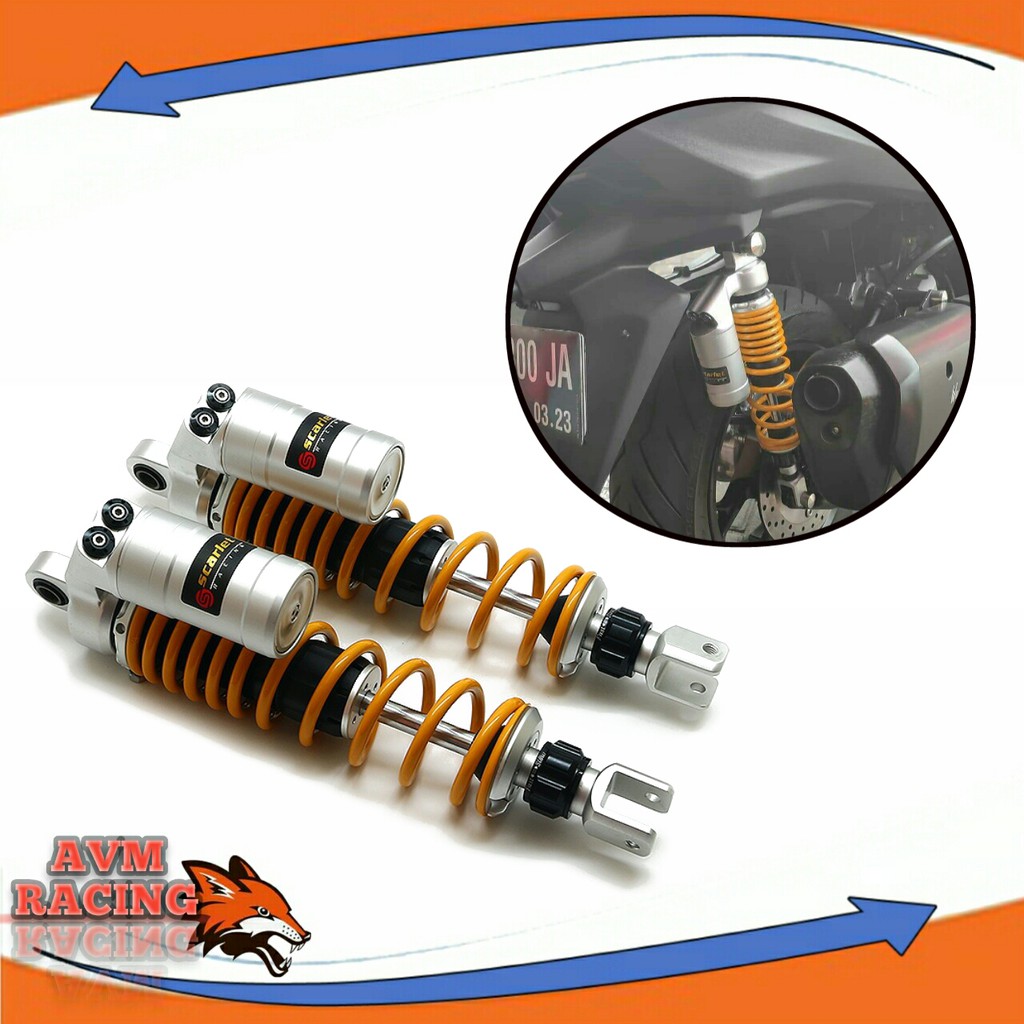 shock scarlet shockbreaker shockabsorber skok sok tabung atas nostech aerox nmax xmax pcx