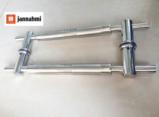 Handle pintu stainlis tebal baut tembus 35cm