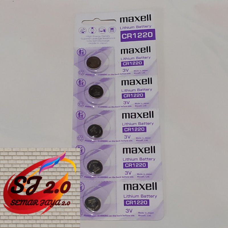 Baterai Maxell CR1220 / CR 1220