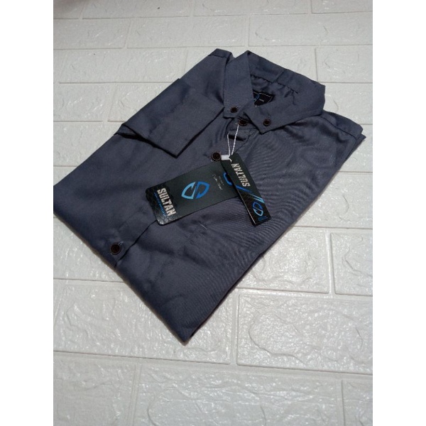 KEMEJA PENDEK polos NEW PREMIUM (BRAND SULTAN ORI CLOTHING)