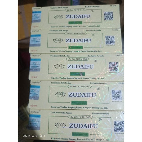 Cream Salep zudaifu Obat Eksim Obat Alergi Gatal Kurap Alergi Kulit Gatal Jamuran 100% Ori