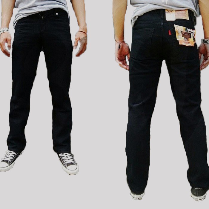 Celana Jeans Levis 505 - Hitam, 33 Celana Jeans F6T1