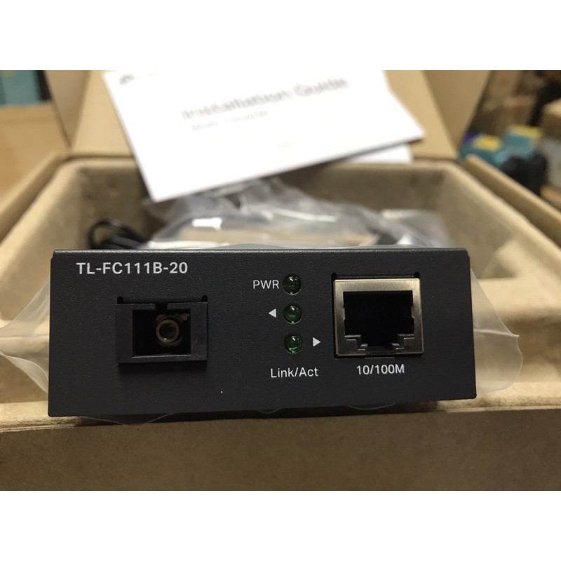 TPLINK TL-FC111 A B  Media Converter FO to LAN 10-100Mbps AB - Sepasang TP Link