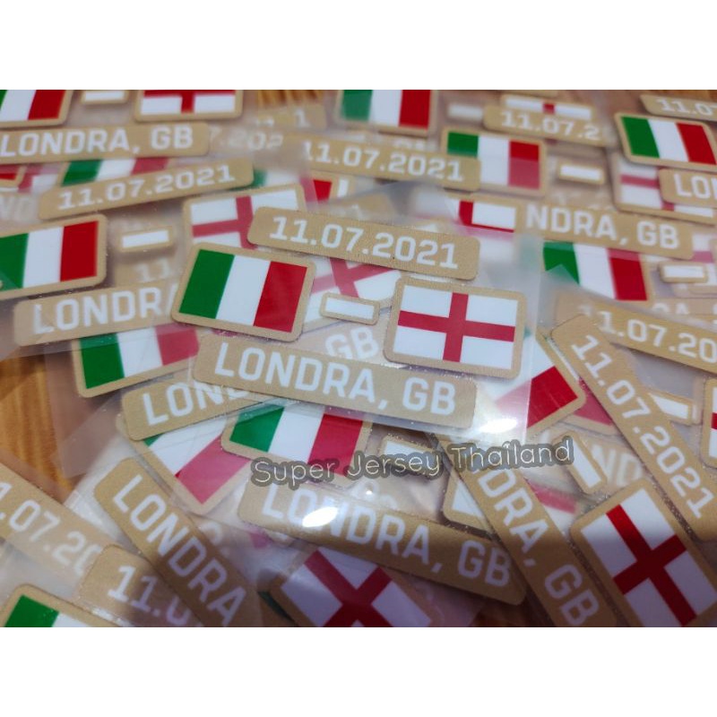patch jersey mdt final euro italy vs inggris
