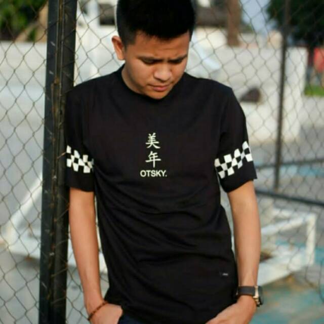 KAOS DISTRO OTSKY ORIGINAL HITAM