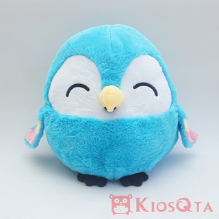 Boneka Burung Kakatua Parrot Macaw Biru Bulat Ukuran L Shopee