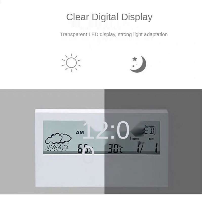 [ simple digital multifunctional electronic clock Decoration For home living room Bedroom ]