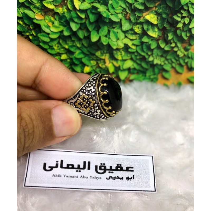 Akik Yaman Kabdi Batu Hitam - Asli Kota Tua Yaman Code AKH24