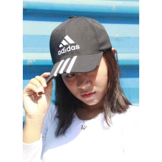 Topi baseball adidass garis import/topi pria wanita terbaru cod